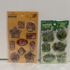 セリア　ステッカー　シール　2種セット