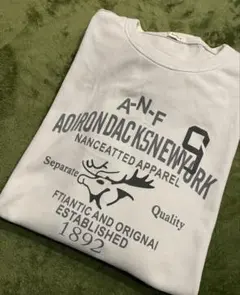 Abercrombie&Fitch 長袖Tシャツ L 白 汚れあり