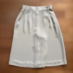 ラップキュロットスカート　ベージュ