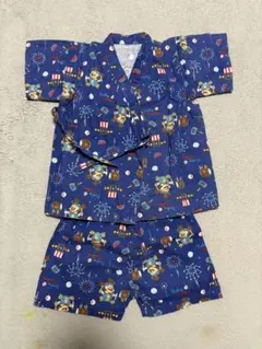 ミッキー　浴衣　甚平 90 男の子　ベビー