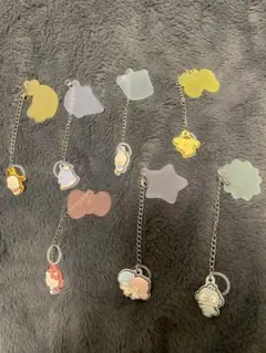 サンリオ　ダブル傘チャームグミ　めじるしアクセサリー