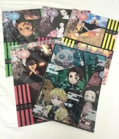 鬼滅の刃 A4クリアファイル コンプリート 5枚セット