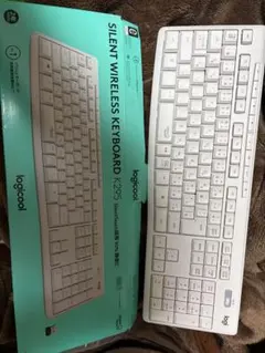 Logicool k295 静音ワイヤレスキーボード　ホワイト　レシーバー付属