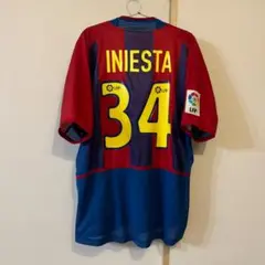 【極美品/正規品】バルセロナ イニエスタ ユニフォーム NIKE FCバルセロナ 06/07 ユニフォーム ホーム 長袖 unicef 24