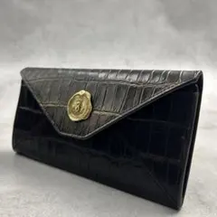 SAN HIDEAKI MIHARA レザー クロコ押し 長財布 9123.のサムネイル