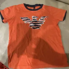 ARMANI JUNIOR Tシャツ 118cm オレンジ