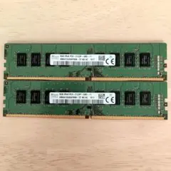 動作確認済 SK hynix DDR4-2133 16GB (8GB×2枚)のサムネイル