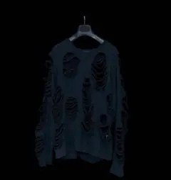 JUN NAKAYAMA DISTRESSED CREWNECK - メルカリ