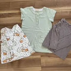 UNIQLO・無印良品・ティンカーベルのトップス3点セット 130サイズ