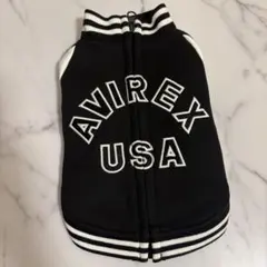 AVIREX 犬用ジャケット ブラック Sサイズのサムネイル