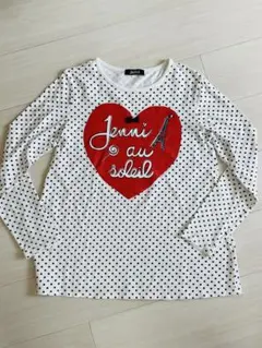 JENNI ハート長袖Tシャツ　160