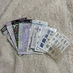 百均 デコレーションシール13種セット