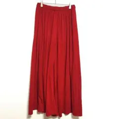 ニコアンド パンツ式フレアスカート キュロットスカート ロング