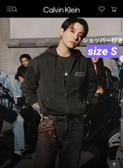 JungKook CalvinKlein テリーリラックスフーディーS パーカーのサムネイル