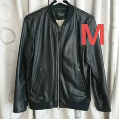 nano universe ナノユニバース/羊革 ライダースジャケット