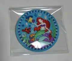 ディズニー 刺繍缶バッジ2 アリエル