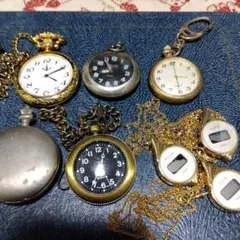 懐中時計(ジャンク品)希少　2個 ✨️ジャンク品 watex懐中時計 17ジュエル✨️ - メルカリ