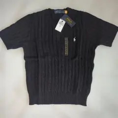 Polo Ralph Lauren 半袖ニット M 黒
