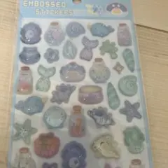 うるちゅるポップシール　オバケーヌ　ボンボンドロップシール　立体