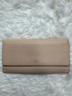 SMYTHSON スマイソン 長財布 ベージュ レザー ゴールド金具 英国のサムネイル