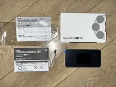 Speed Wi-Fi 5G X12 NAR03 シャドーブラック本体 箱付のサムネイル