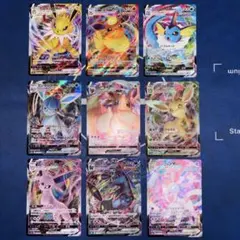 希少！大特価】ポケモンカード ブイズVmax コンプ 9種9枚 - メルカリ