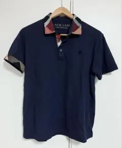 BLACK LABEL CRESTBRIDGEのポロシャツ　LLサイズ　紺色のサムネイル