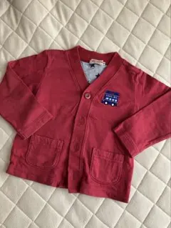 ミキハウス カーディガン サイズ90 レッド