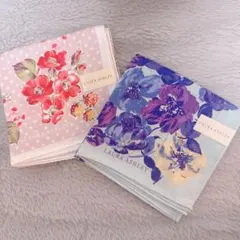 ローラアシュレイ ハンカチ2枚セット