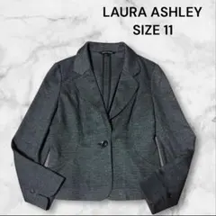 LAURA ASHLEY テーラードジャケット グレー サイズ11秋冬
