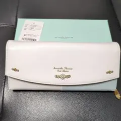 Samantha Thavasa 二つ折り財布 ホワイト/ライトブルーのサムネイル