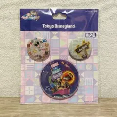 イッツ・ア・スモールワールドWithグルート 缶バッジ3個