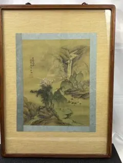 水墨画 風景画 木製フレーム付き 日本三景 天橋立 - メルカリ