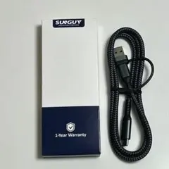 SUNGUY 2in1 USB C ケーブル 1M PD対応 急速充電