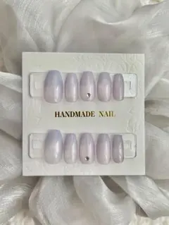 ネイルチップ 粘着テープ付き 夏 グラデーション