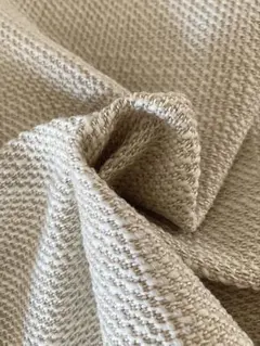 【1m10cm】高級ツイード生地 アイボリー ペンネツイード