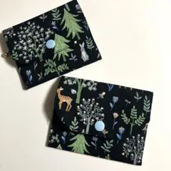 ハンドメイドミニファスナーポーチ