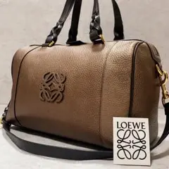 美品✨LOEWE フスタ アナグラム レザー ハンドバッグ パドロック 鍵付 黒 2025年最新】ロエベ フスタ ハンドバッグの人気アイテム - メルカリ