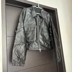 SHIEN フェイクレザーブルゾン　試着のみ