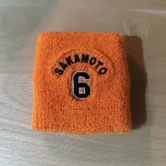 坂本勇人 6 GIANTS リストバンド オレンジ