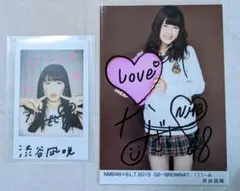 渋谷凪咲 直筆 サイン 入り チェキ NMB48 3 - メルカリ