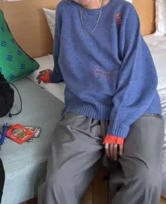 ニコアンド　Misayo配色ドルプルオーバー