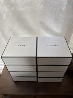 CHANEL ギフトボックス ホワイト×8個