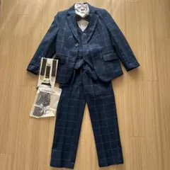 男の子　フォーマルスーツ　120cm 卒園式　入学式　スリーピース　7点セット