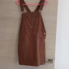 コーデュロイ　サロペット