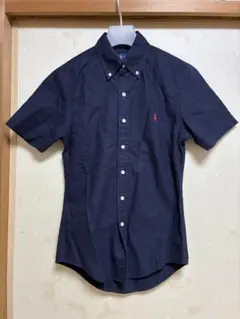 Ralph Lauren ネイビー スリムフィット シャツ XS