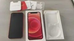 ​【付属品付き】iPhone 12 mini レッド 128GB SIMフリー