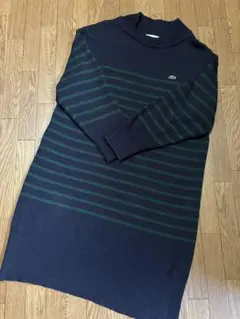 ご専用です୨♡୧Lacoste ラコステ♡ ボーダー長袖ワンピース ニットワンピ