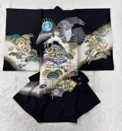 お宮参り　男の子　着物(長襦袢付) 掛け着一つ身【No.935】新品