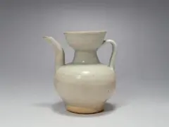 白磁 陰刻線紋 大口水注 時代唐物 高さ約10.5cm 白磁 陰刻線紋 大口水注 時代唐物 高さ約10.5cm - メルカリ